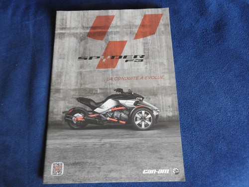 Catalogue can spyder f3 - catalogue, can-am